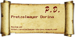 Pretzelmayer Dorina névjegykártya